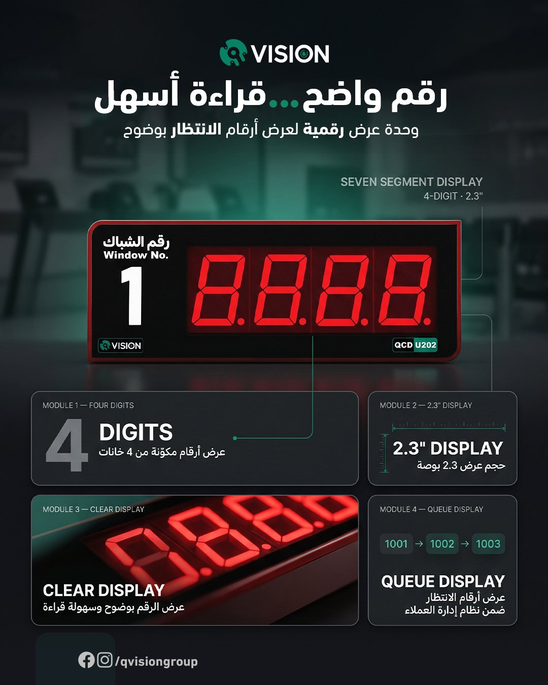 شاشة شباك 4 خانات